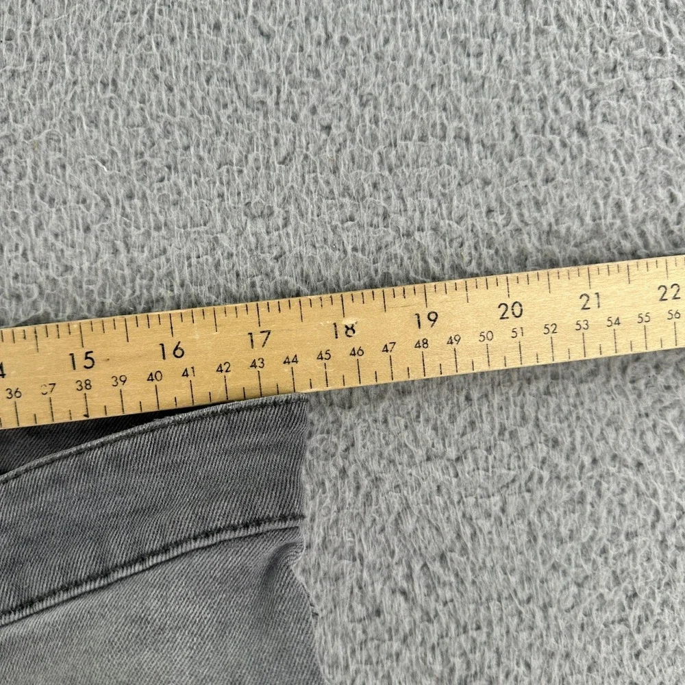 Ksubi Chitch‎ Slim Fit Jeans 35 Faded Black Gray Denim Button Fly KDFMA19858.BLK